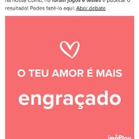 O teu amor é mais.... DESAFIO! - 1
