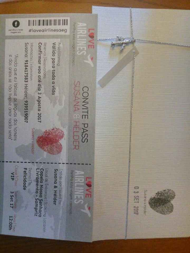 Convite de casamento ☺ - 1