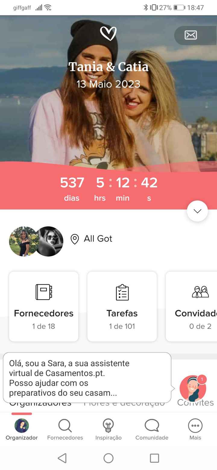 Noivinhas nós estamos assim e vocês. - 1