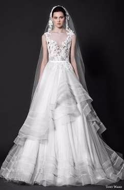 babados Rosas Abstratas de Tony Ward