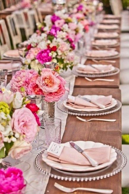 Inspirações dourado e rosa salmão