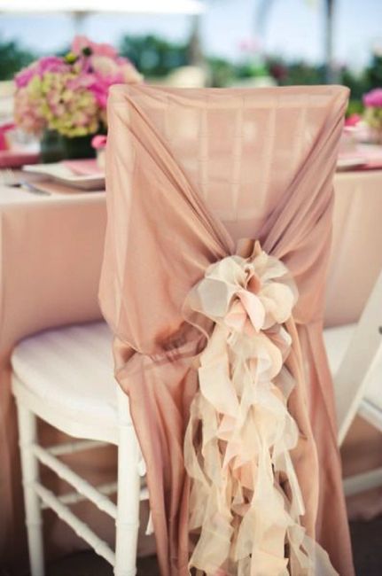 Inspirações dourado e rosa salmão