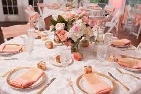 Inspirações dourado e rosa salmão