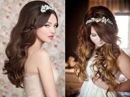 penteado com flores