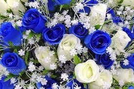 decoração azul