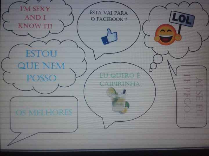mensagens photobooth