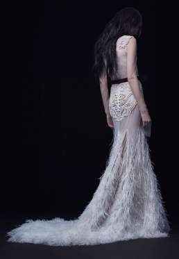 plumas Vera Wang
