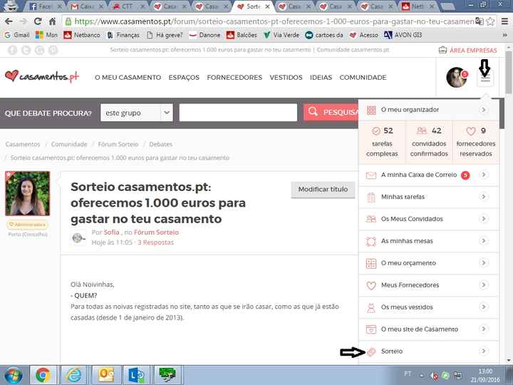 participar sorteio