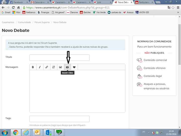1º passo