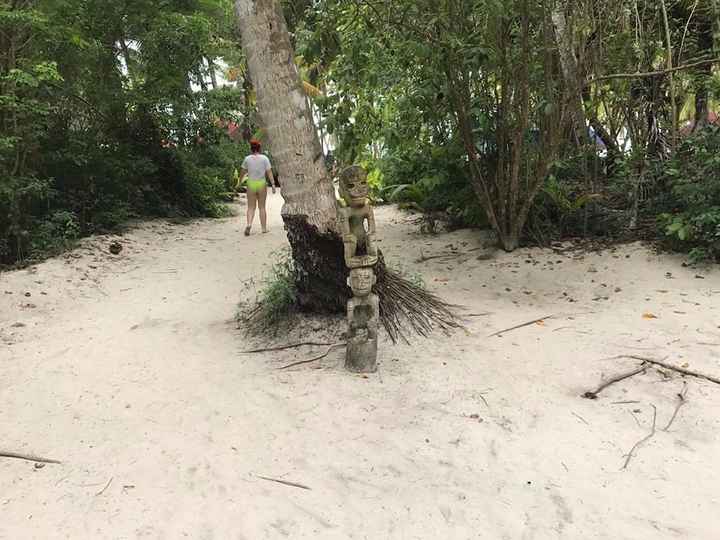 caminho para a ilha