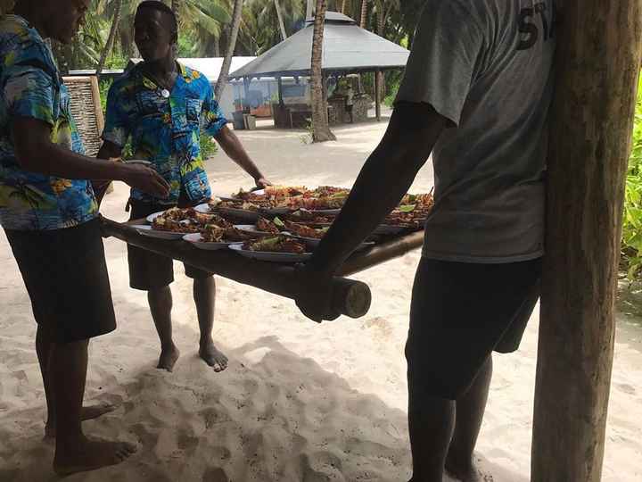 almoço na ilha - lagosta