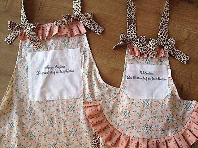 mini avental para menina - adorei :D
