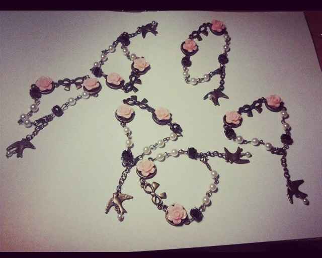 As pulseiras das madrinhas - 1