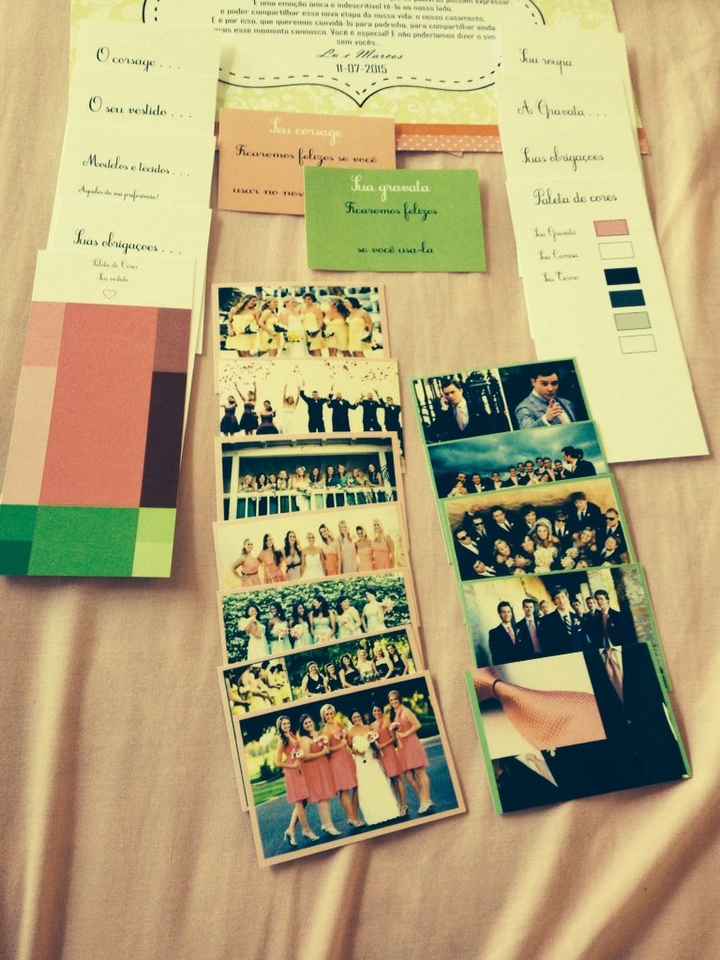 Convites padrinhos  - 3