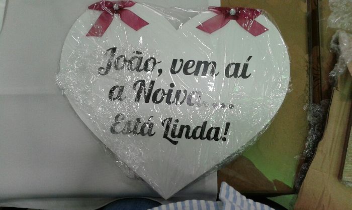 Onde arranjar placa vem aí a noiva - 2