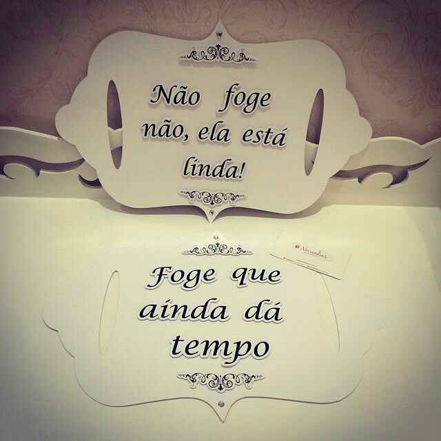 Placas para entrada na igreja - 1