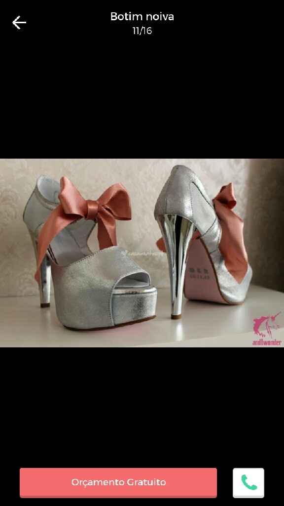 Sapatos noiva fatima alves - 1