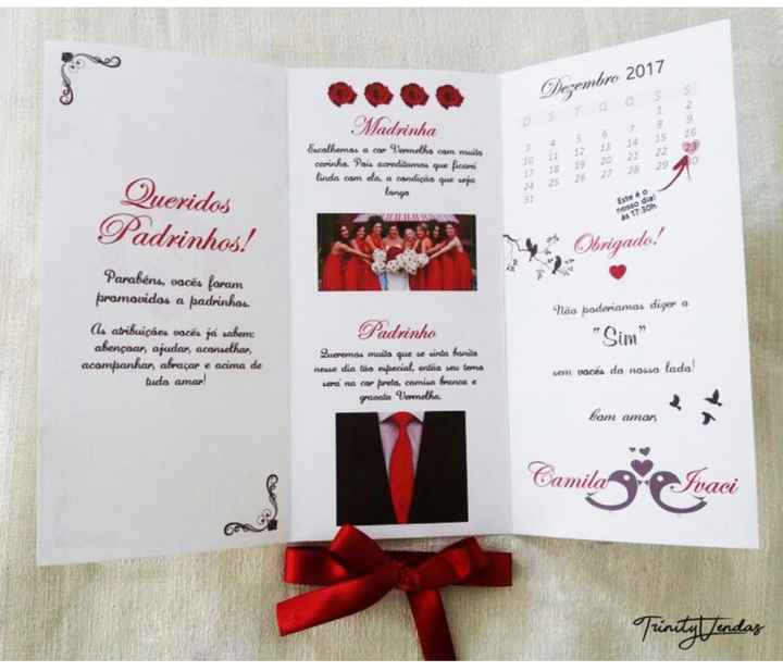Mês vermelho ~ inspirações de convites azul e vermelho - 3
