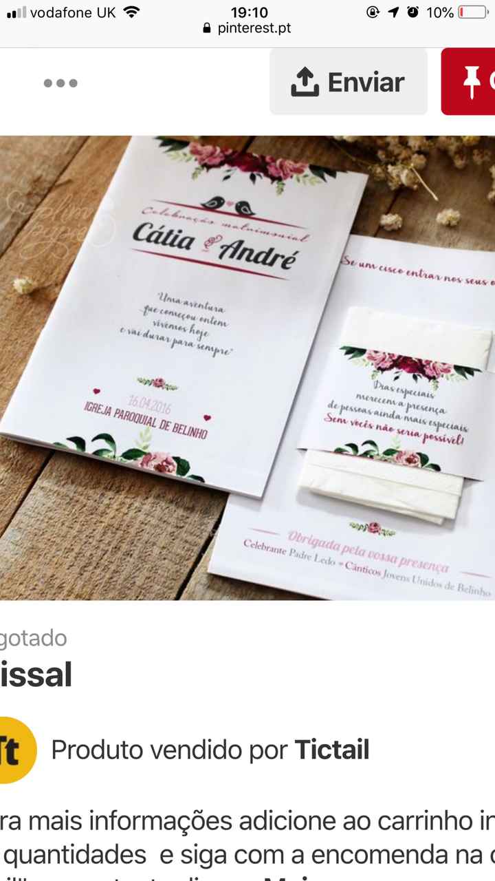 Missais ~ inspirações - 1