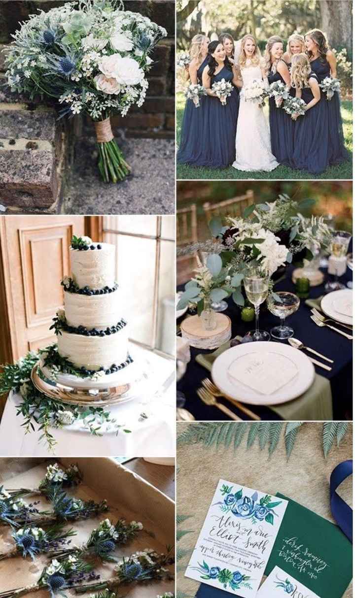 Blue Navy e Verde