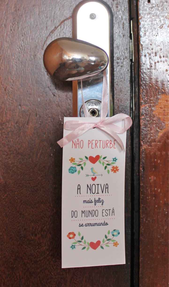 Molde placa para a porta de quarto - 1