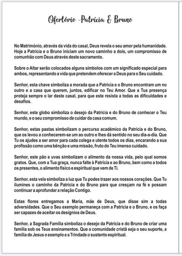 Ofertorio simbolico
