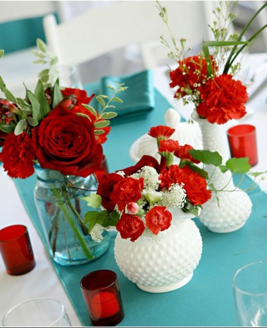 Mês Vermelho ~ Inspirações de decoração vermelho e azul - 4