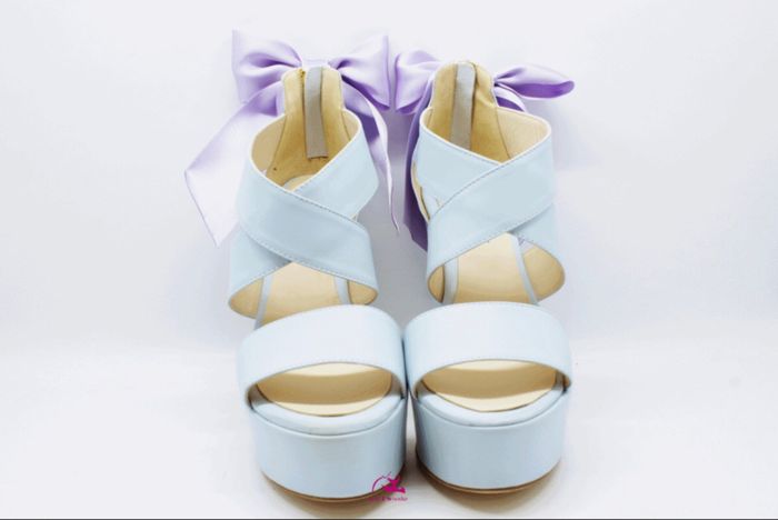 Sandália/sapato azul 10