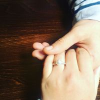 o anel de noivado 💍😍 - 2