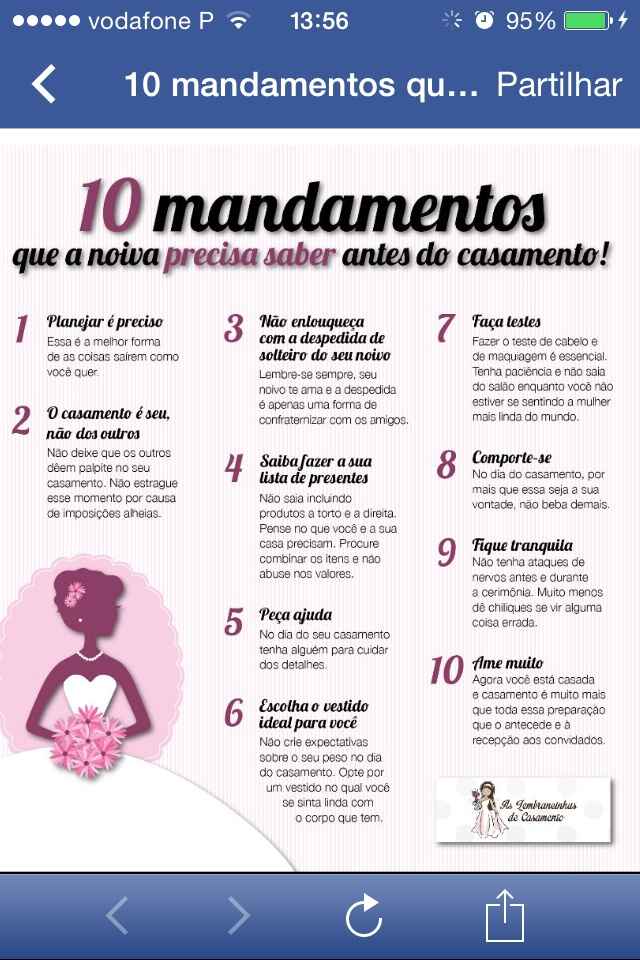 10 mandamentos da noiva - 1