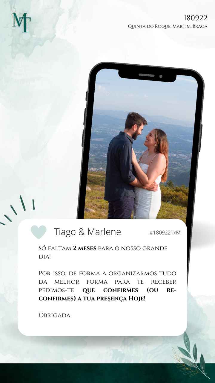 a saga das confirmações... - 1