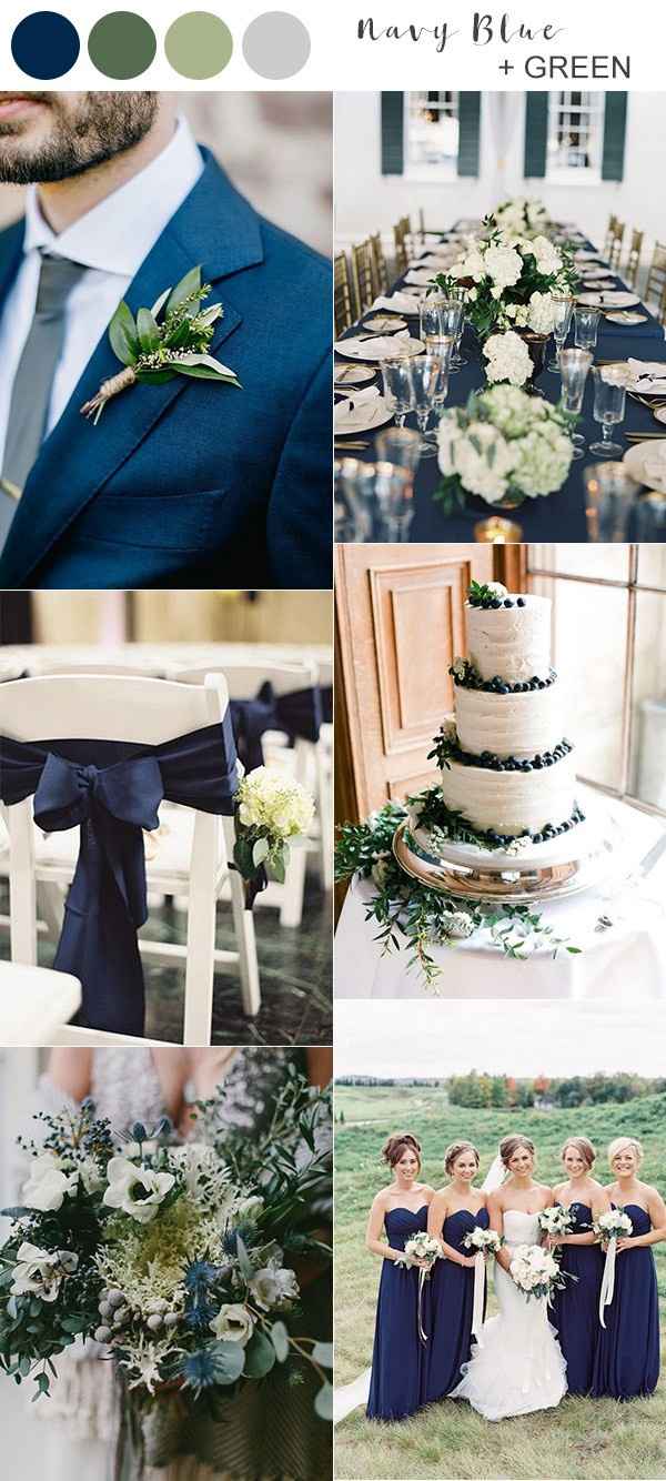 Cores do casamento: verde e azul - 1
