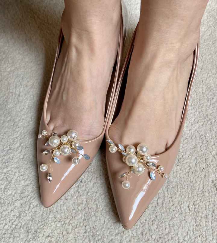 Acessórios para sapatos - dar brilho a uns sapatos simples - 5