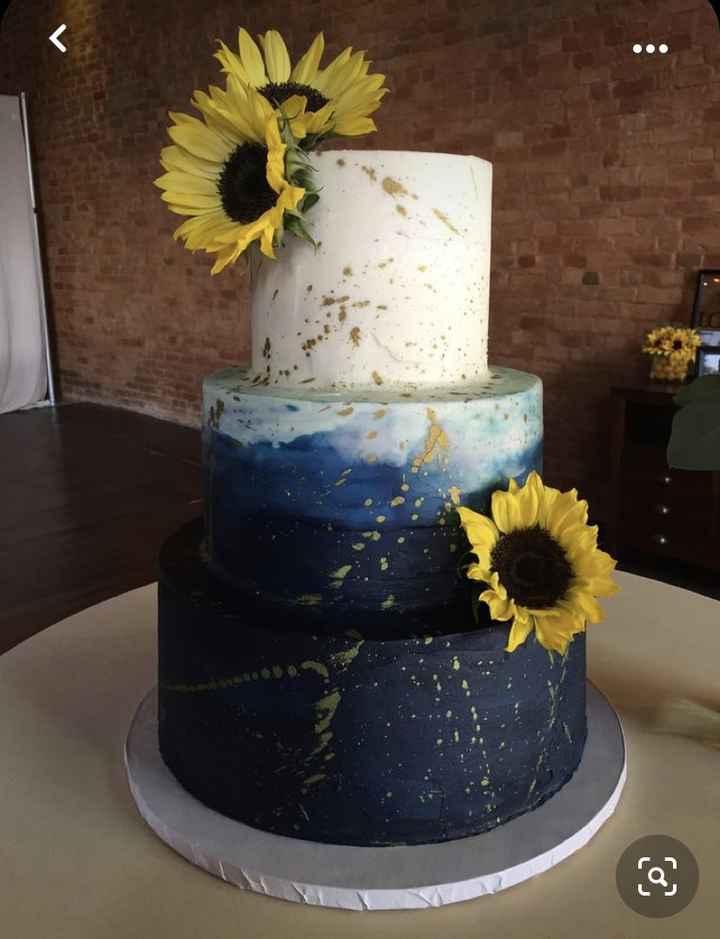 Arco-íris invade a Comunidade 🌈 Inspirações Azul Marinho para Bolo de Casamento! - 9