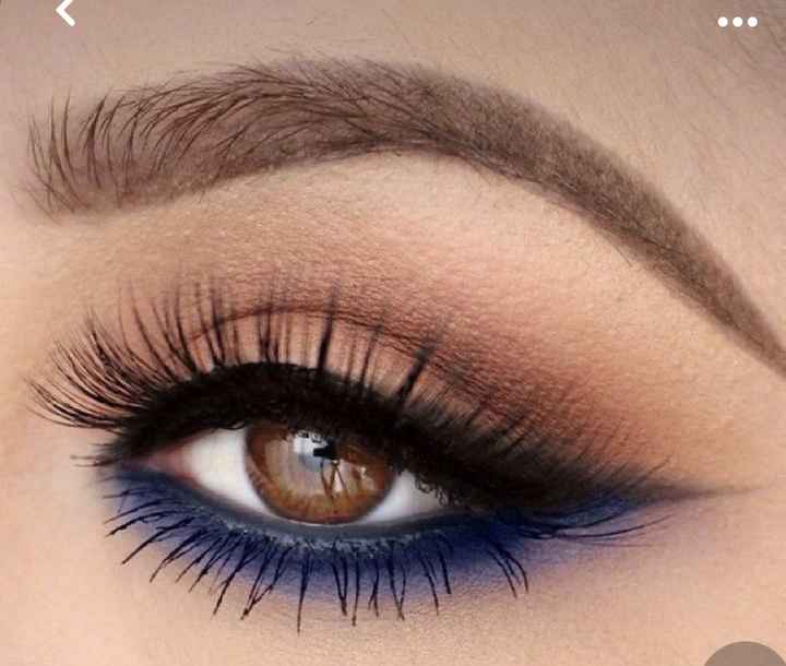 o arco-íris 🌈 invade a comunidade com inspirações (azul marinho) para unhas e maquilhagem - 3