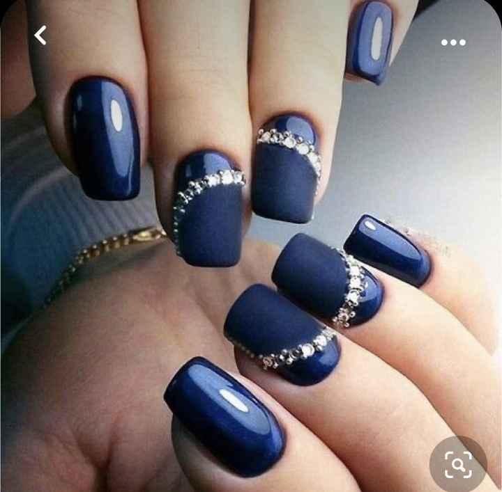 o arco-íris 🌈 invade a comunidade com inspirações (azul marinho) para unhas e maquilhagem - 9