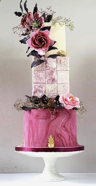 Outubro é Rosa 💕- Bolo de Casamento - 1