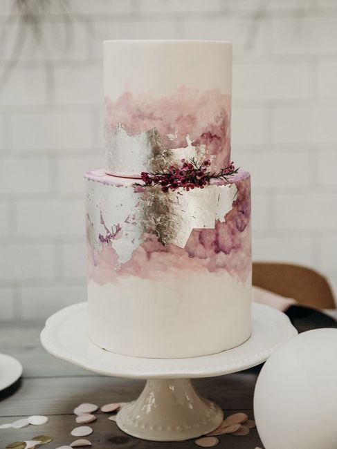 Outubro é Rosa 💕- Bolo de Casamento - 2