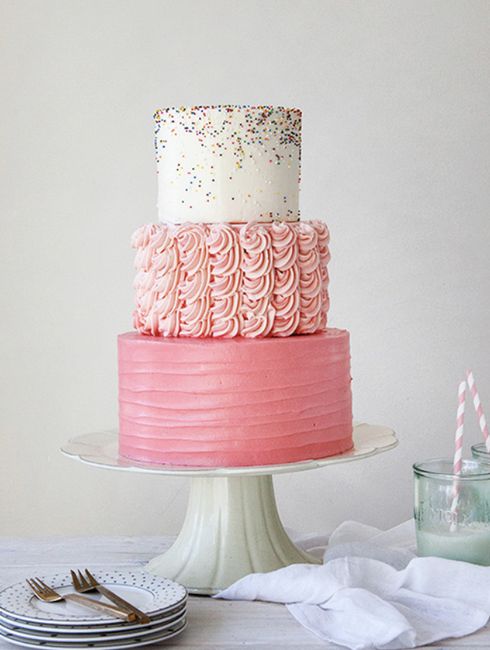 Outubro é Rosa 💕- Bolo de Casamento - 6