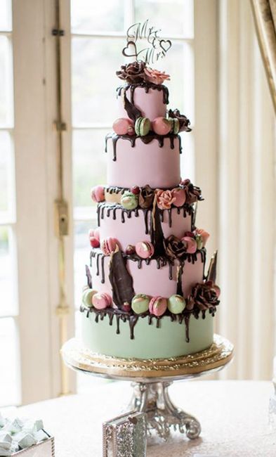 Outubro é Rosa 💕- Bolo de Casamento - 7