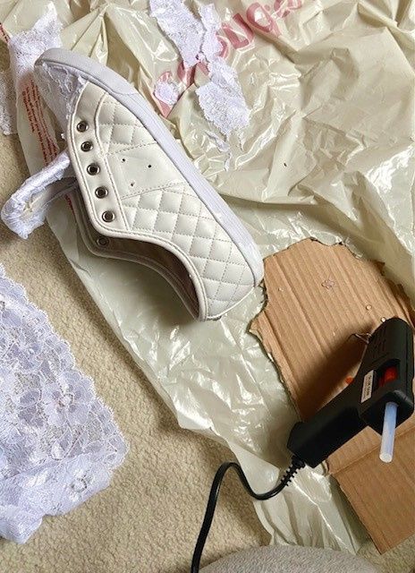 Manualidades: sapatilhas diy - 4