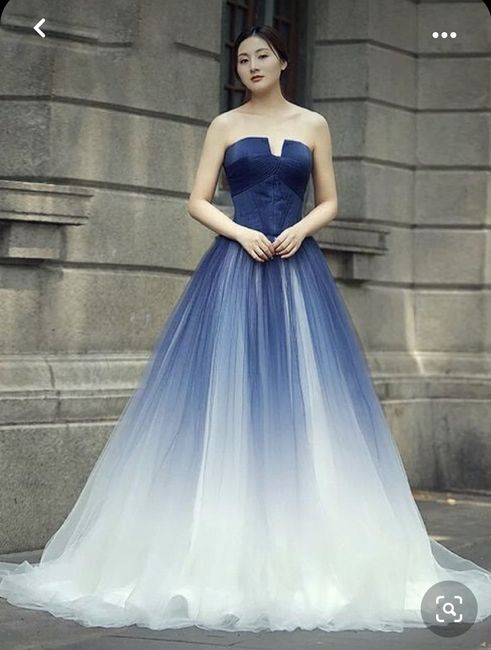 o Arco íris Invade a Comunidade com Inspirações Cor ( Azul Marinho ) - Vestidos de Noiva 💙 - 2