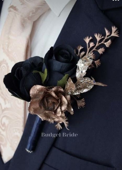 o arco-íris 🌈 invade a comunidade com inspirações (azul marinho) para bouquet 💐 e boutonnière 💙 - 13