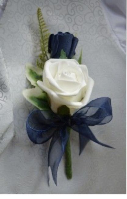 o arco-íris 🌈 invade a comunidade com inspirações (azul marinho) para bouquet 💐 e boutonnière 💙 - 14
