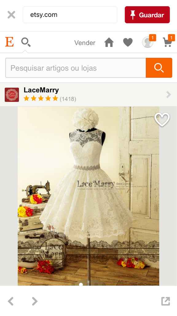 Quanto custou o vestido de noiva? - 1