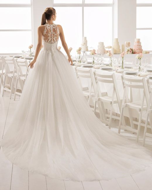 vestido trás