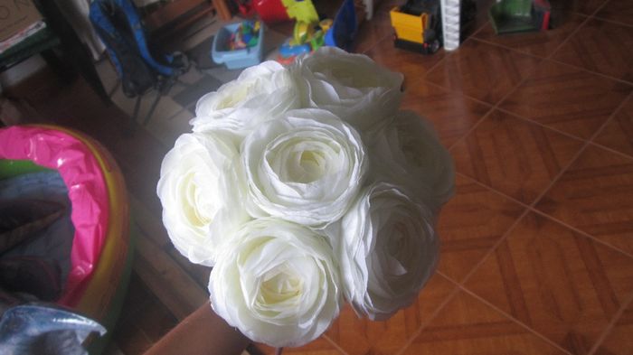 bouquet artificial simples