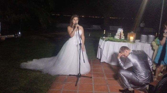 cantar para o noivo