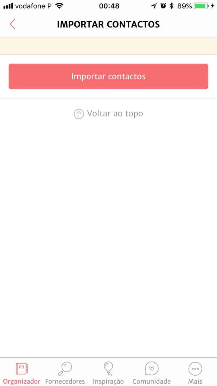 Importar contactos da lista telefónica - 1