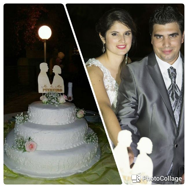 Bolo de Noiva e Topo